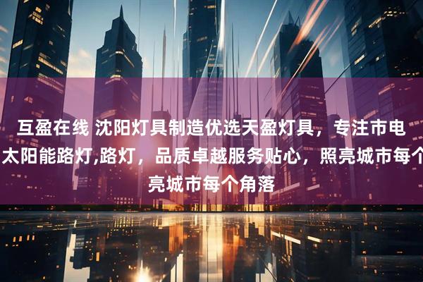 互盈在线 沈阳灯具制造优选天盈灯具，专注市电路灯,太阳能路灯,路灯，品质卓越服务贴心，照亮城市每个角落