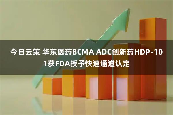 今日云策 华东医药BCMA ADC创新药HDP-101获FDA授予快速通道认定